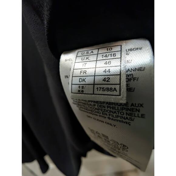 Brooks Brothers Womens Black Short Sleeve Sheath Dress Size 10 Business Pockets - Picture 9 of 10